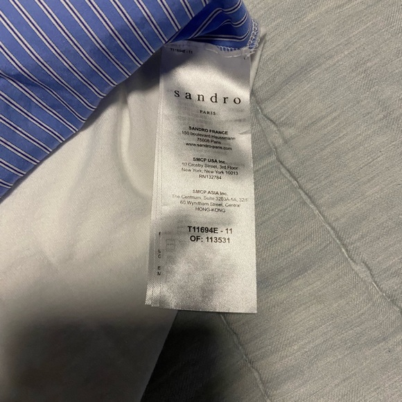 Sandro Paris blouse nice design and colors - Picture 5 of 5